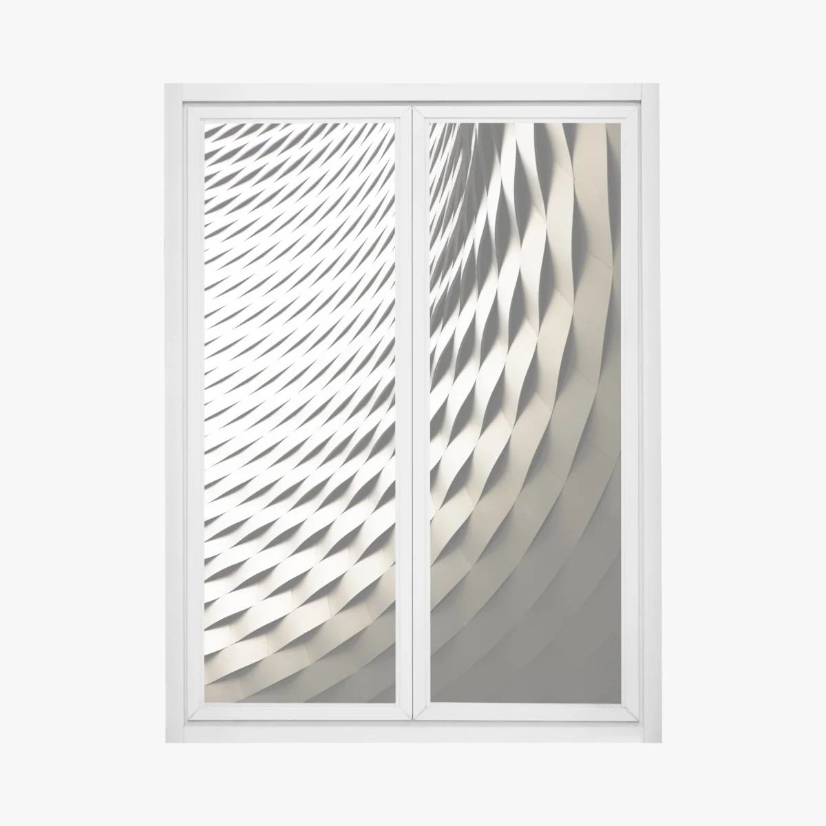 Fensteraufkleber modernes geometrisches architekturmuster – Wallnifity®