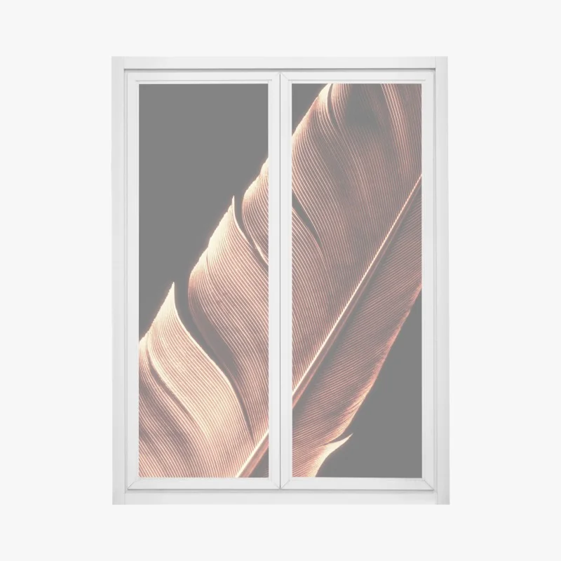 Fensteraufkleber klassisches schwarzweißes blumenmuster – Wallnifity®