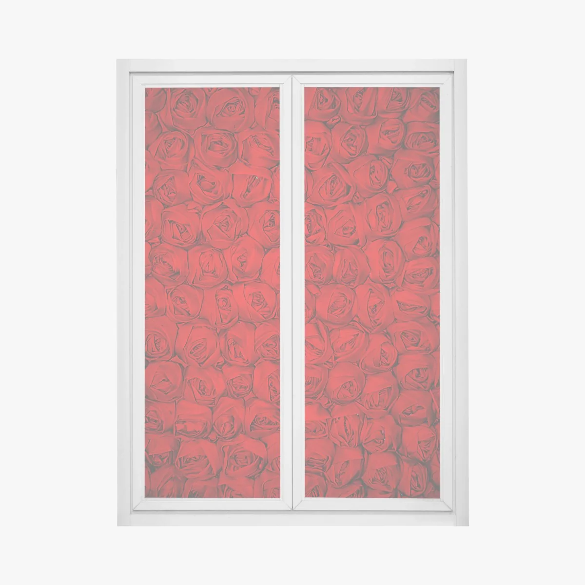 Fensteraufkleber endlose rote rosen – Wallnifity® Fensteraufkleber endlose rote rosen – Wallnifity®