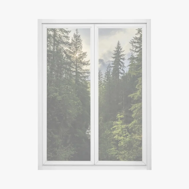 Fensteraufkleber mintfarbenes bananenblattmuster – Wallnifity®