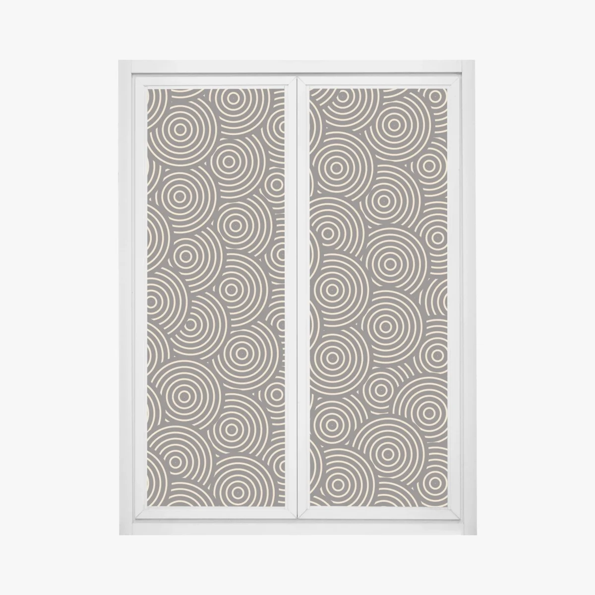 Fensteraufkleber retro konzentrische kreise muster – Wallnifity® Fensteraufkleber retro konzentrische kreise muster – Wallnifity®