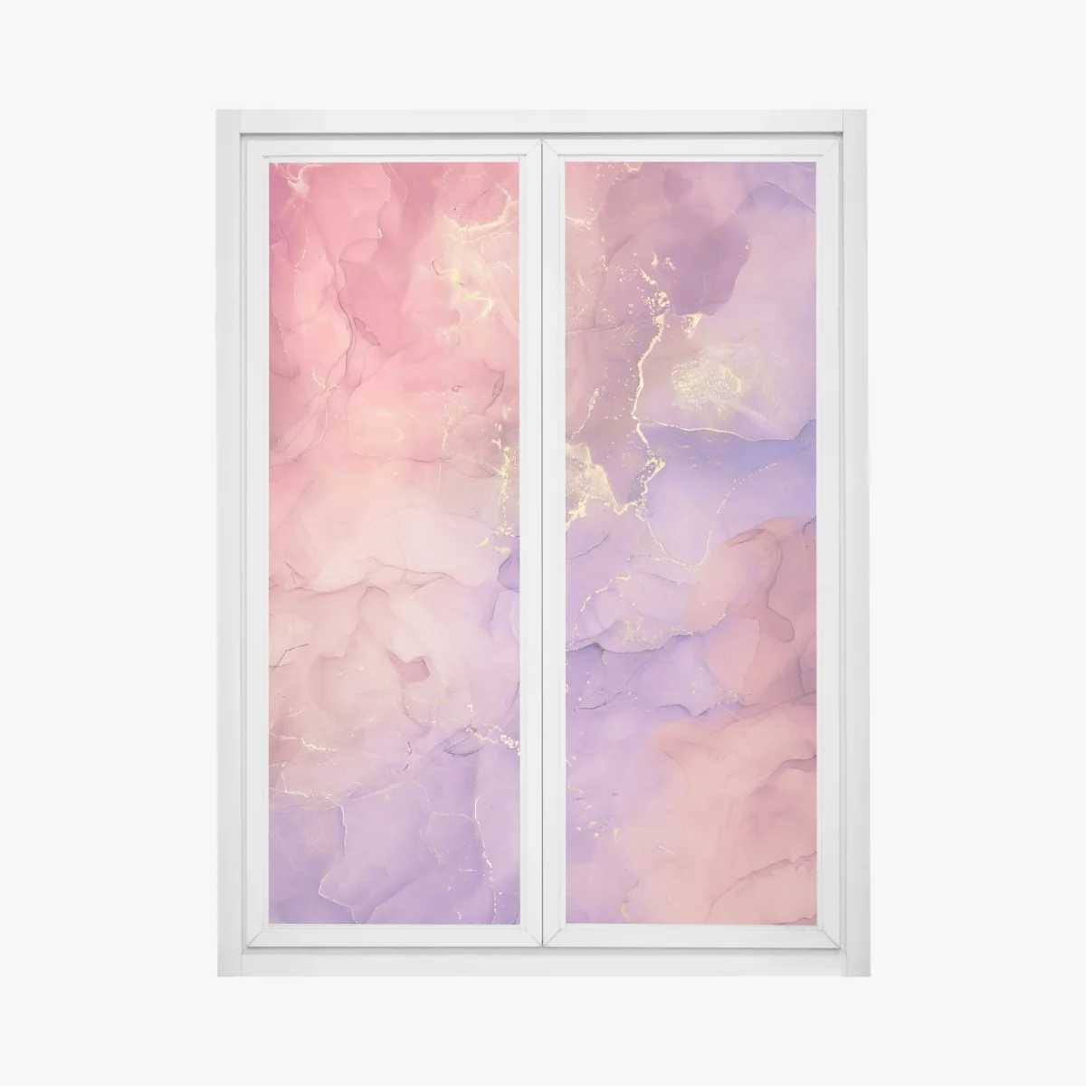 Fensteraufkleber ätherische rosa und lila marmoroptik – Wallnifity® Fensteraufkleber ätherische rosa und lila marmoroptik – Wallnifity®