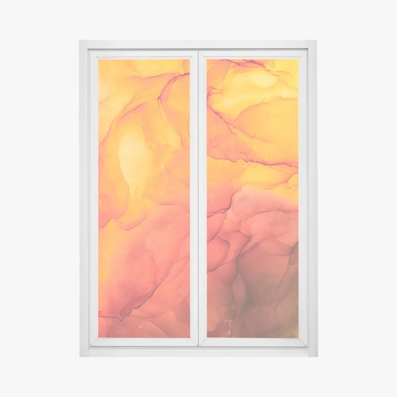 Fensteraufkleber bunte gewürze und kräuter auf holz – Wallnifity®