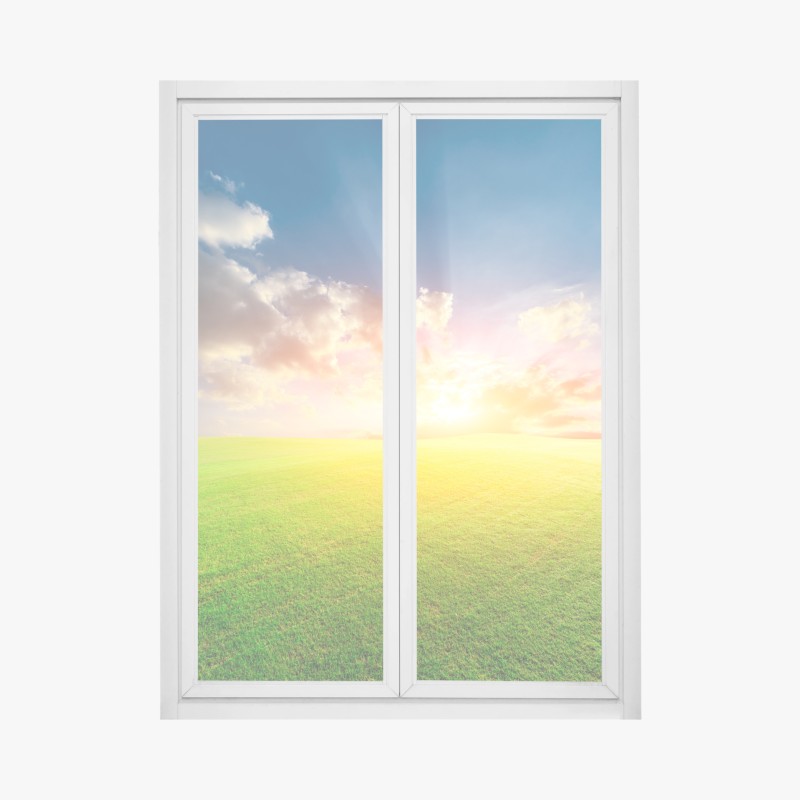 Fensteraufkleber subtile strukturierte abstraktion in warmen neutralen tönen – Wallnifity®