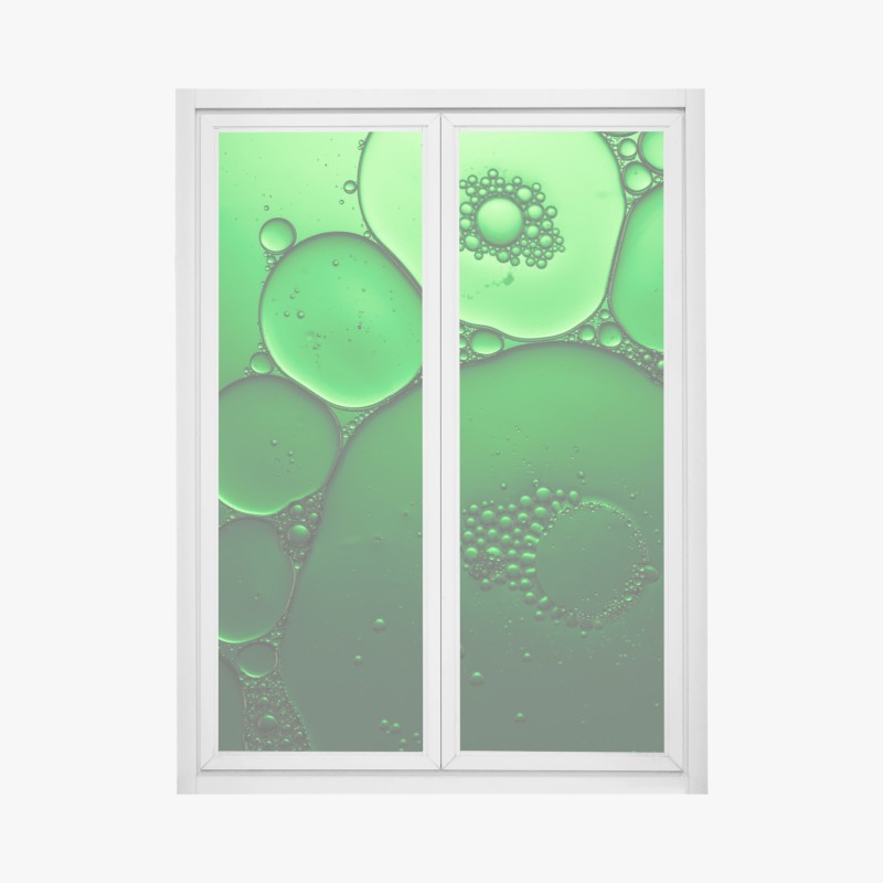 Fensteraufkleber tropisches orchideenmuster auf dunklem hintergrund – Wallnifity®