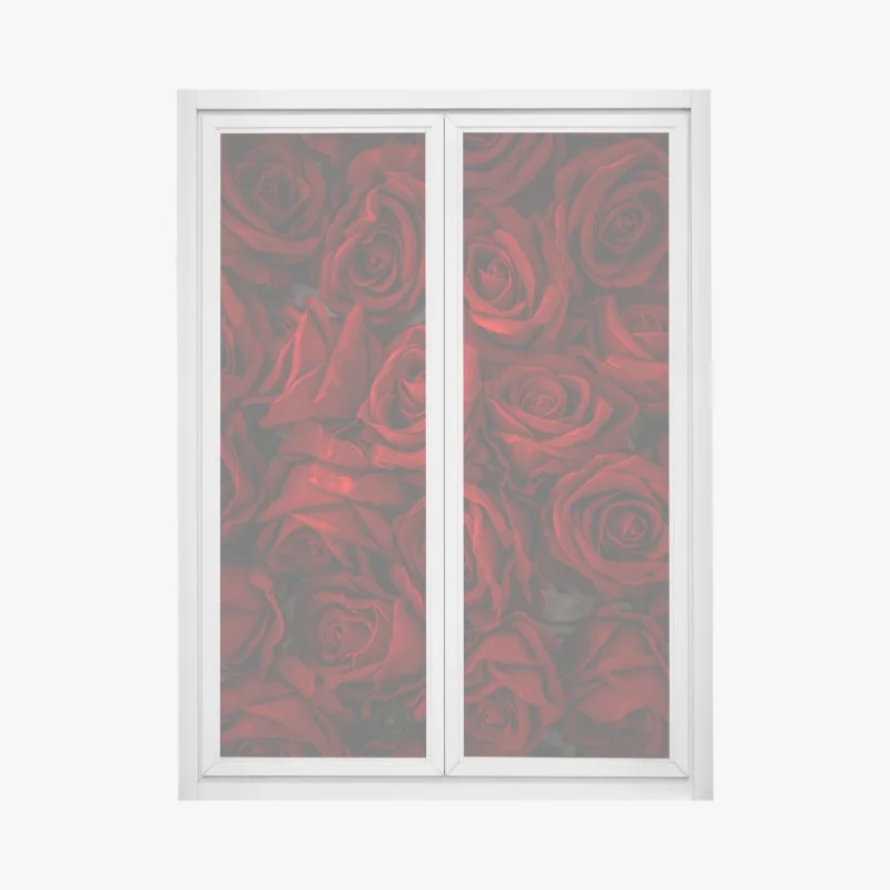 Fensteraufkleber retro hochbahn über der stadtstraße – Wallnifity®