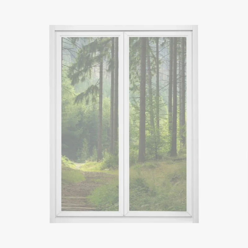 Fensteraufkleber schwarzweißes spiralmuster – Wallnifity®