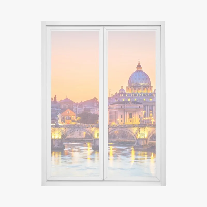 Fensteraufkleber friedlicher wasserfall Jiulong in Luoping, China – Wallnifity®