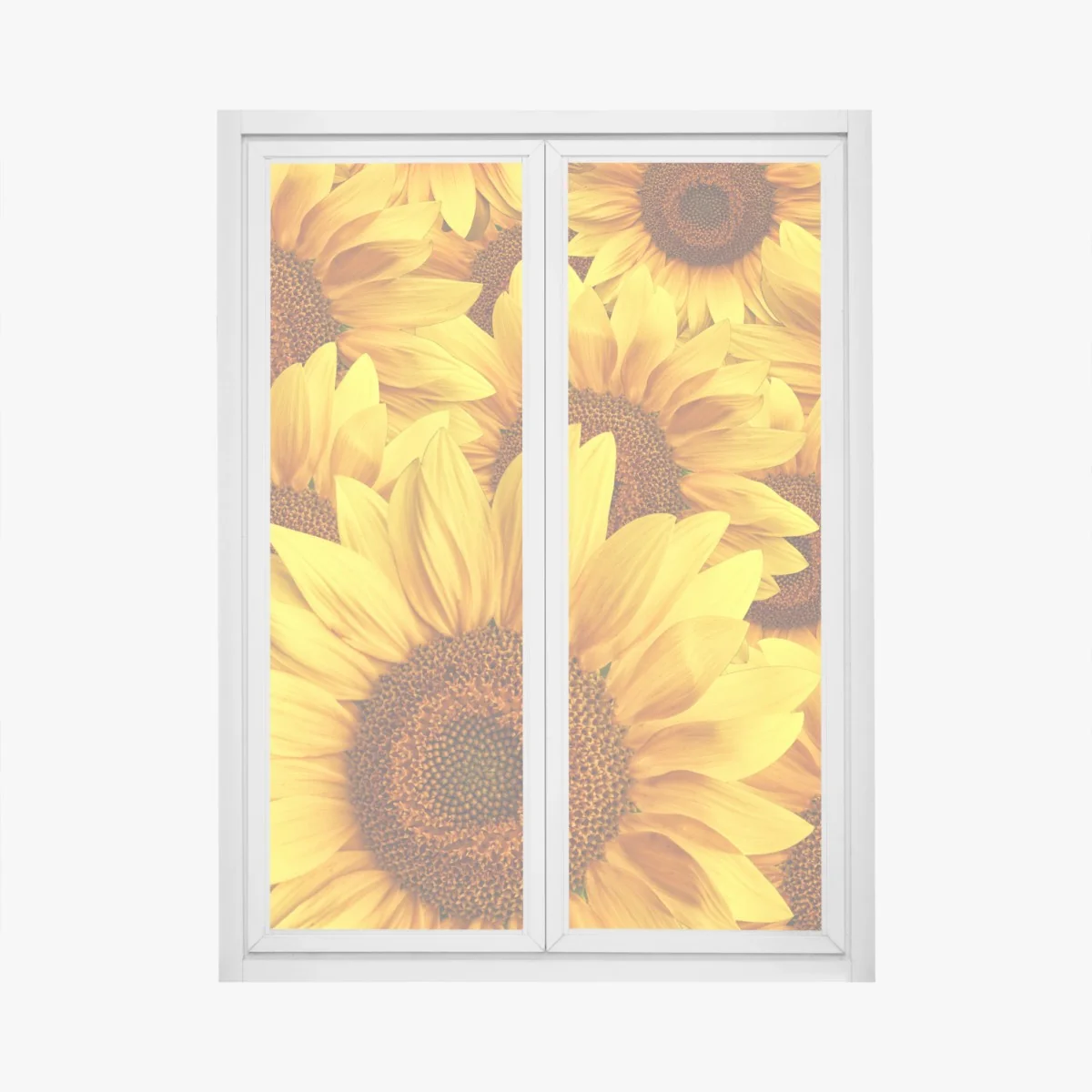 Fensteraufkleber goldene sonnenblumen – Wallnifity®