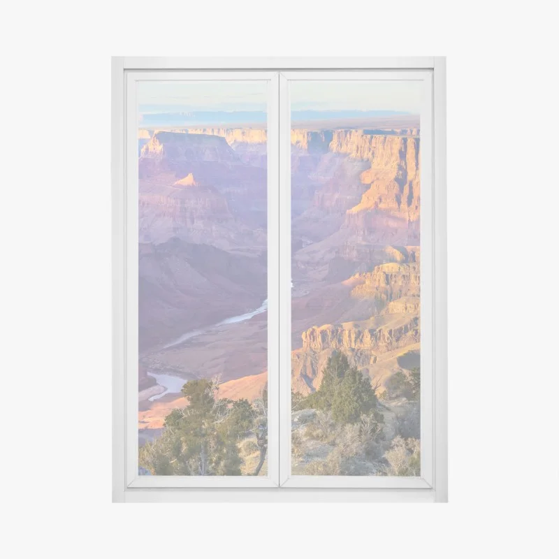 Fensteraufkleber Grand Canyon bei dämmerung panorama