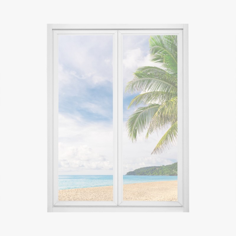 Fensteraufkleber frachter im hangar - frontansicht des jets – Wallnifity®