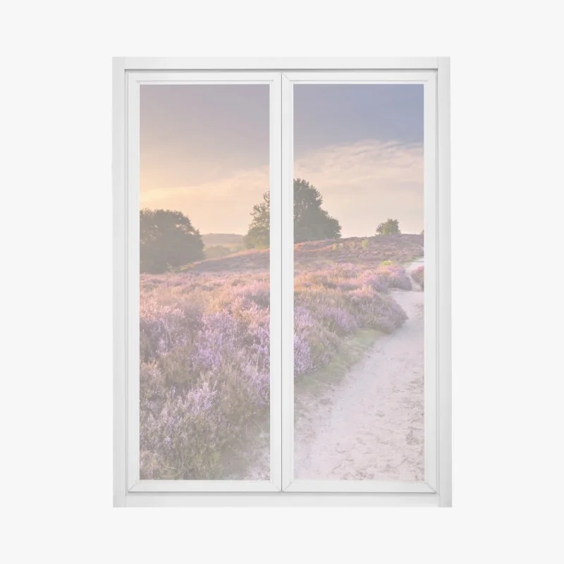 Fensteraufkleber vintage sonnenblumen in warmem licht – Wallnifity®