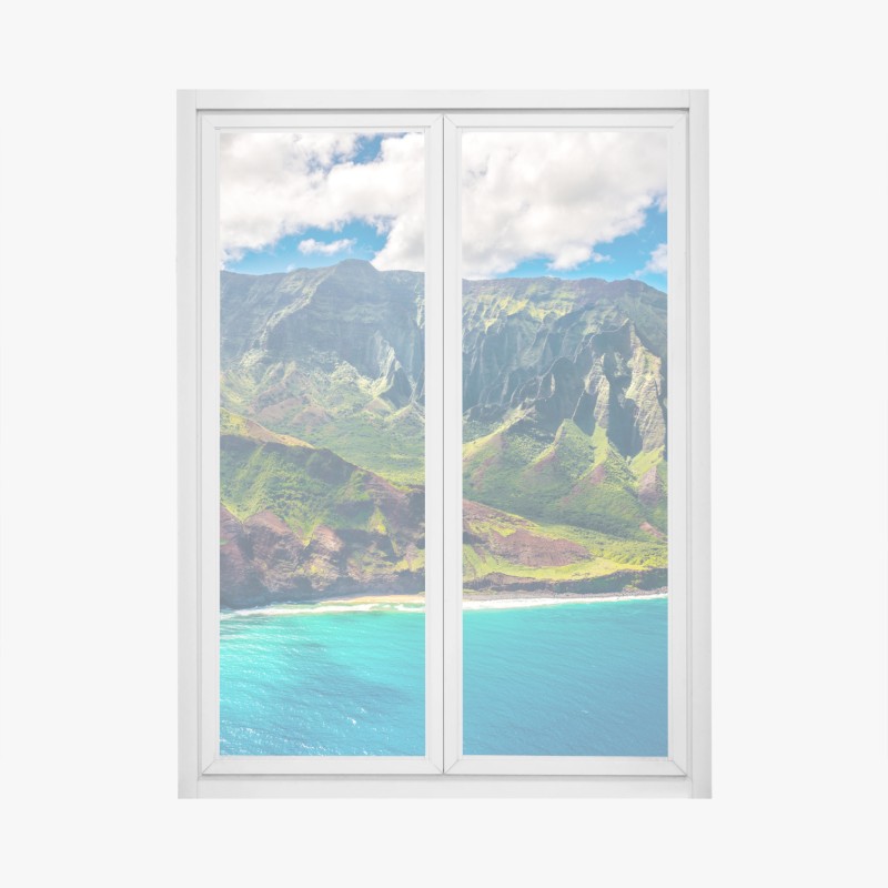 Fensteraufkleber zarte pastellblumen in aquarell – Wallnifity®