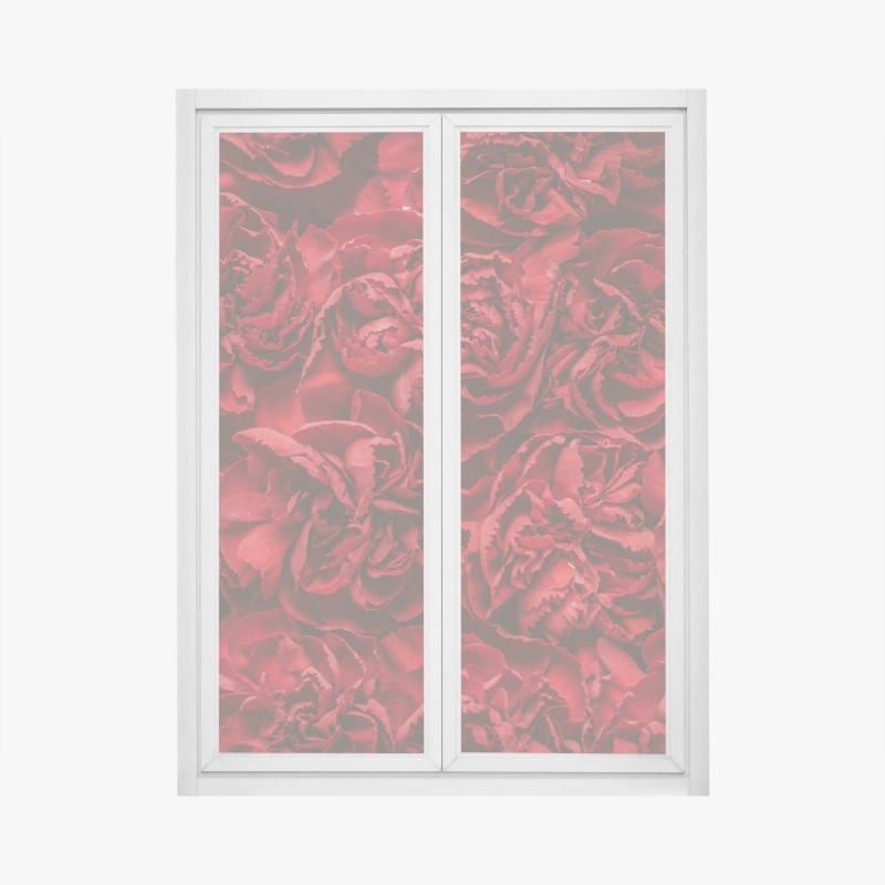 Fensteraufkleber sanfter lotusgarten botanisches muster – Wallnifity®