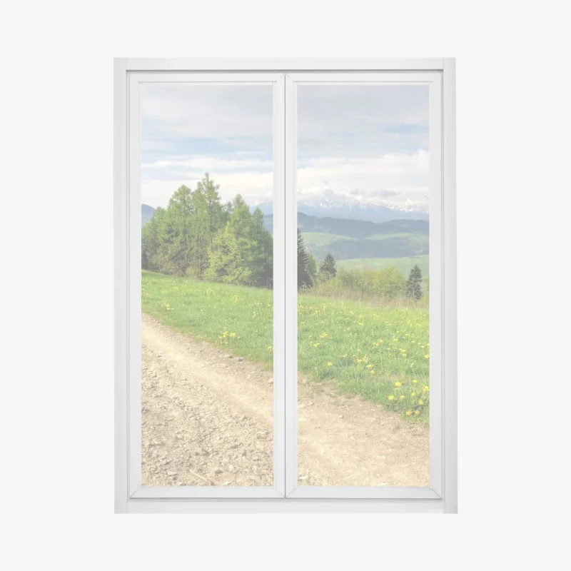 Fensteraufkleber sonnige türkisbucht panorama – Wallnifity®