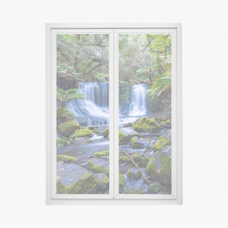 Fensteraufkleber aquarell himbeermuster – Wallnifity®
