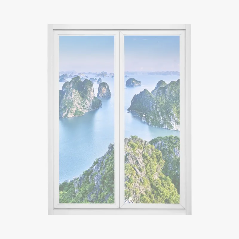 Fensteraufkleber türkissee moraine im Banff – Wallnifity®