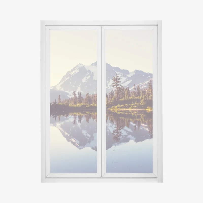 Fensteraufkleber Manhattan skyline in schwarzweiß – Wallnifity®