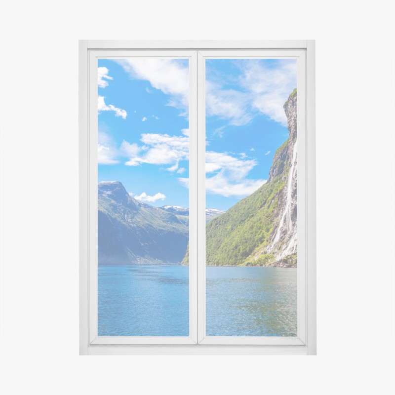 Fensteraufkleber sonnenuntergang am strand von Amrum – Wallnifity®