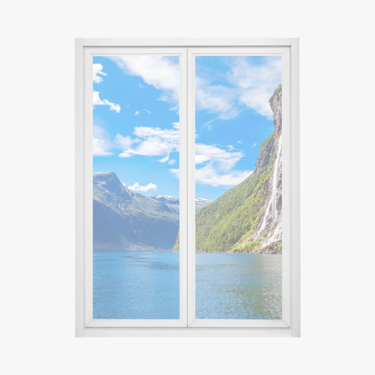 Fensteraufkleber seven sisters wasserfall am Geirangerfjord – Wallnifity® Fensteraufkleber seven sisters wasserfall am Geirangerfjord – Wallnifity®
