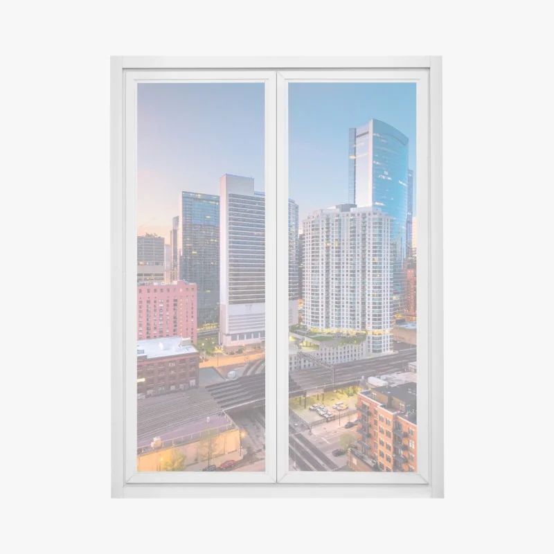 Fensteraufkleber tropischer strand auf Mahé – Wallnifity®