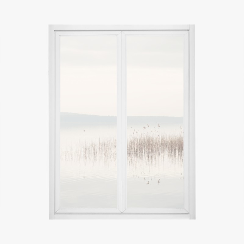 Fensteraufkleber abstraktes muster goldener wellen – Wallnifity®