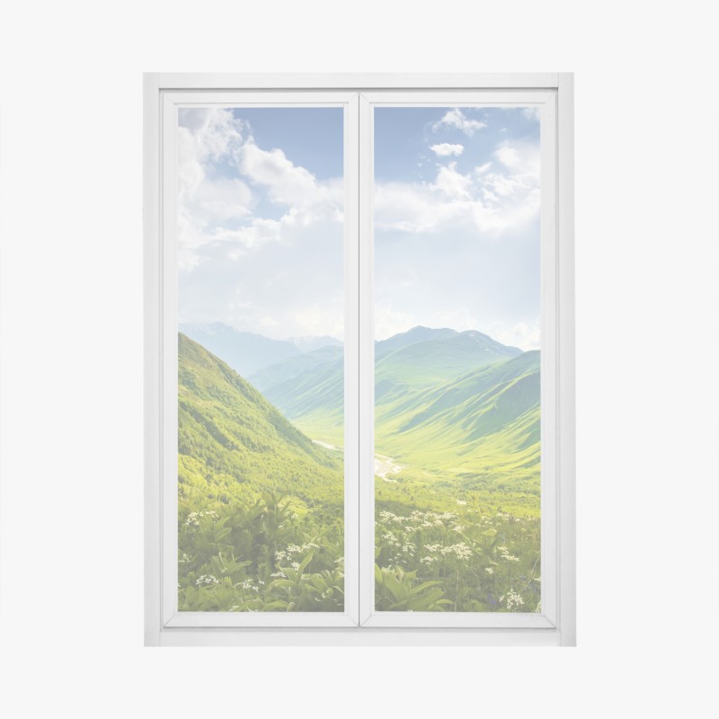 Fensteraufkleber lebendige abstrakte pop-art komposition – Wallnifity®