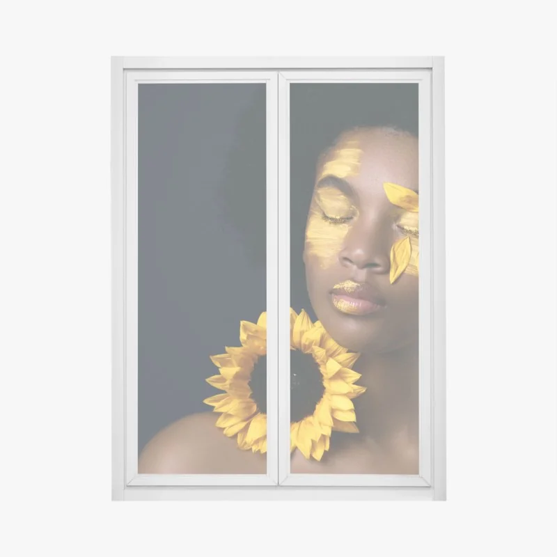 Fensteraufkleber alte eisenbahnbrücke in schwarzweiß – Wallnifity®