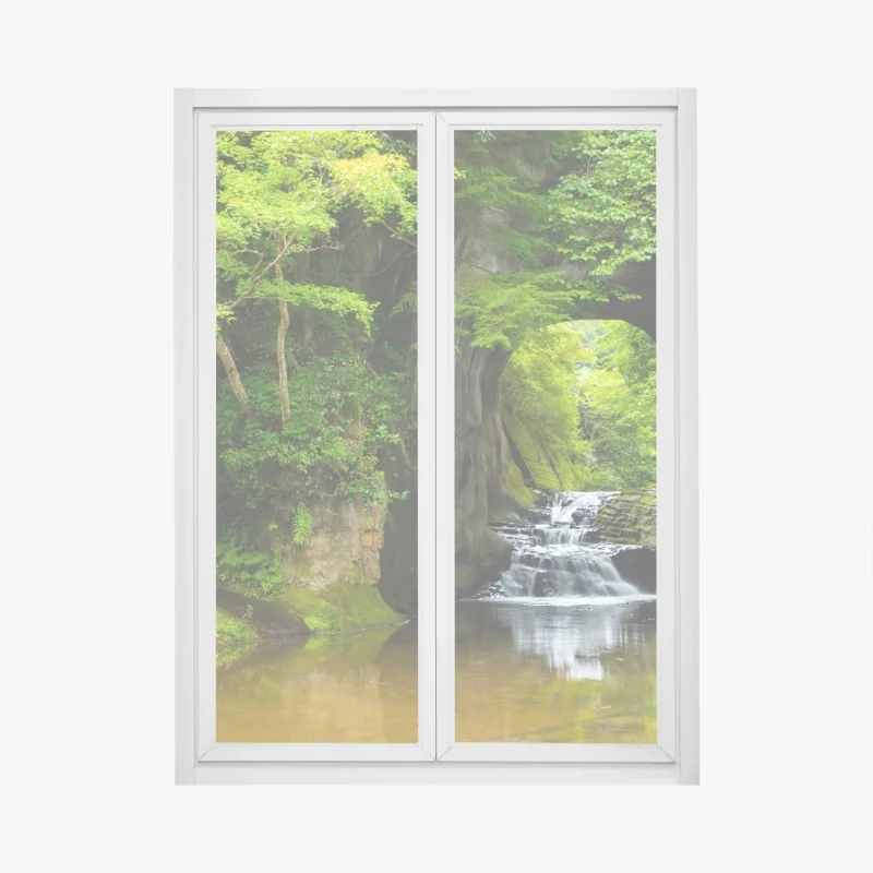 Fensteraufkleber majestätischer Thai-elefant mit stoßzähnen – Wallnifity®