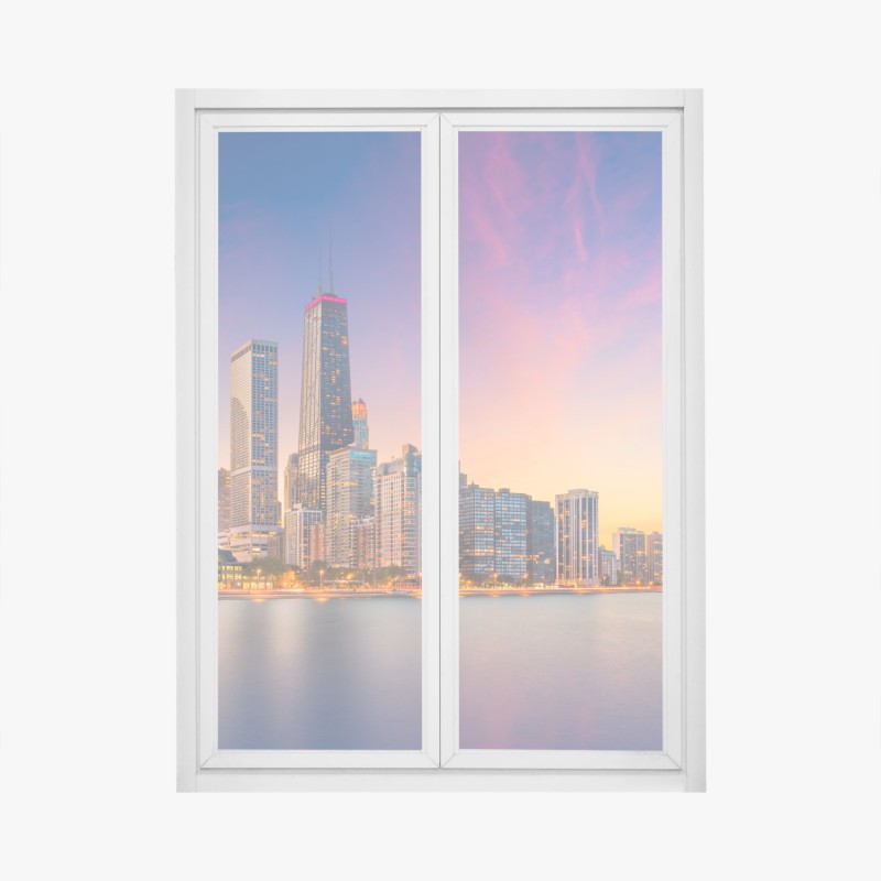 Fensteraufkleber zartes rosa blumenmuster – Wallnifity®