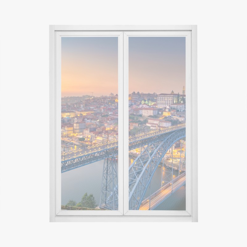 Fensteraufkleber sanftes eukalyptus aquarellmuster – Wallnifity®