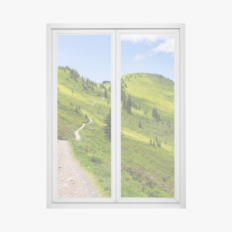 Fensteraufkleber türkis abstrakte ölstruktur – Wallnifity®