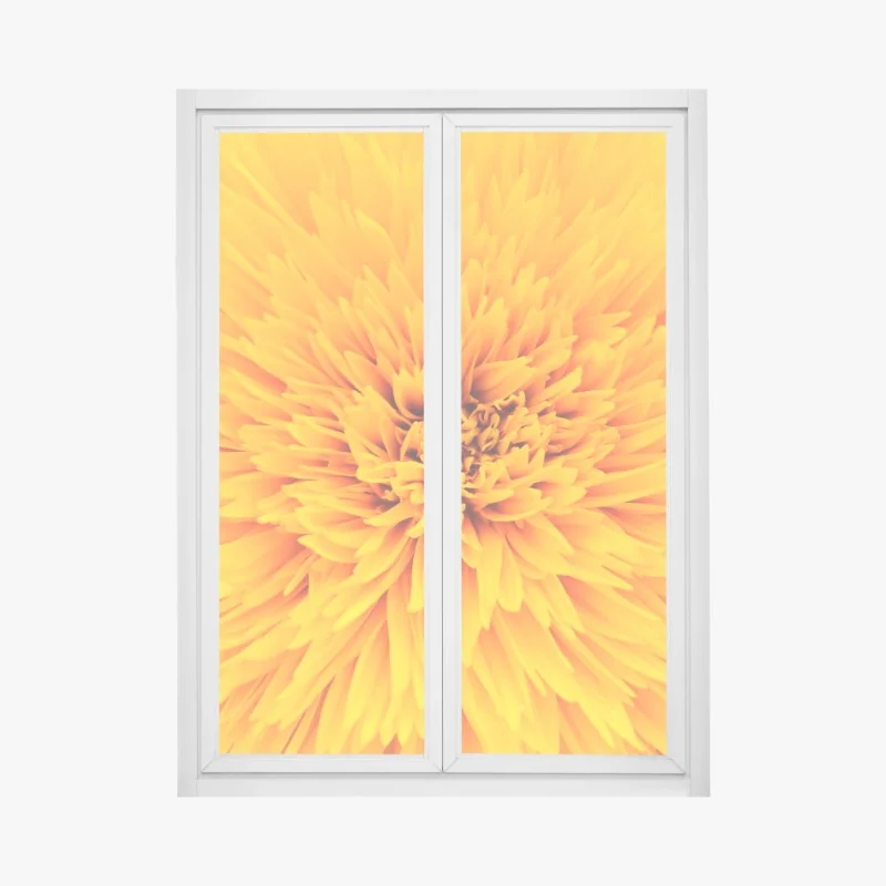 Fensteraufkleber zarte pastellblumen in aquarell – Wallnifity®