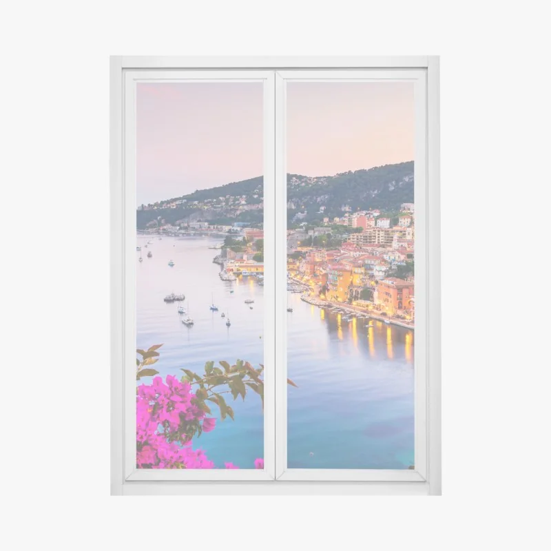 Fensteraufkleber steg zum meer – Wallnifity®