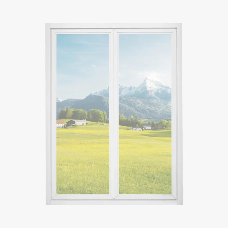 Fensteraufkleber lebendige blau-violette abstrakte acrylmalerei – Wallnifity®