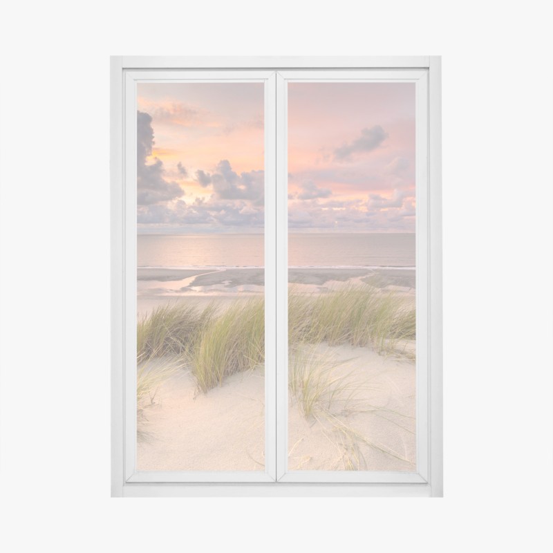 Fensteraufkleber Matterhorn bei sonnenaufgang über dem alpensee – Wallnifity®