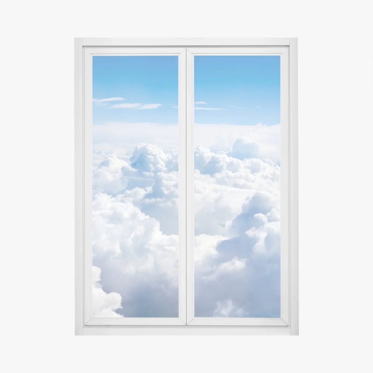 Fensteraufkleber ruhige wolkenlandschaft am blauen himmel – Wallnifity® Fensteraufkleber ruhige wolkenlandschaft am blauen himmel – Wallnifity®