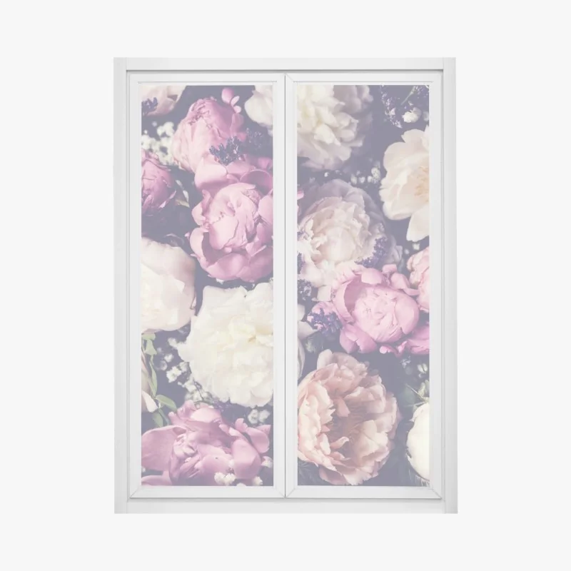 Fensteraufkleber eukalyptus aquarellblätter auf dunklem hintergrund – Wallnifity®