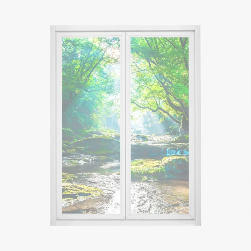 Fensteraufkleber drei löwenzahn-pusteblumen auf türkisgrund – Wallnifity®