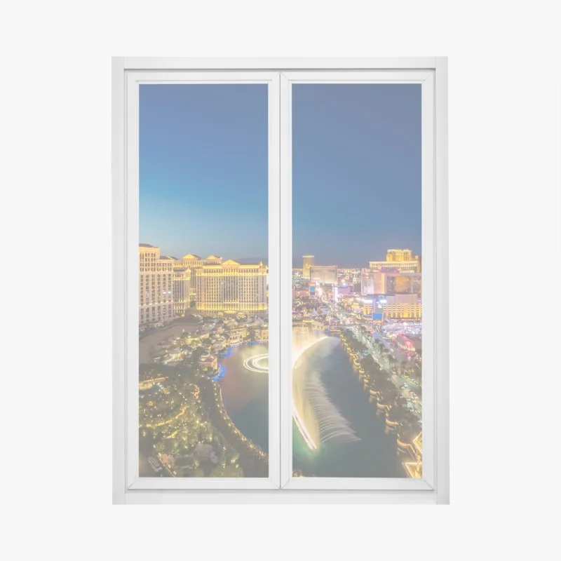 Fensteraufkleber friedlicher wasserfall Jiulong in Luoping, China – Wallnifity®