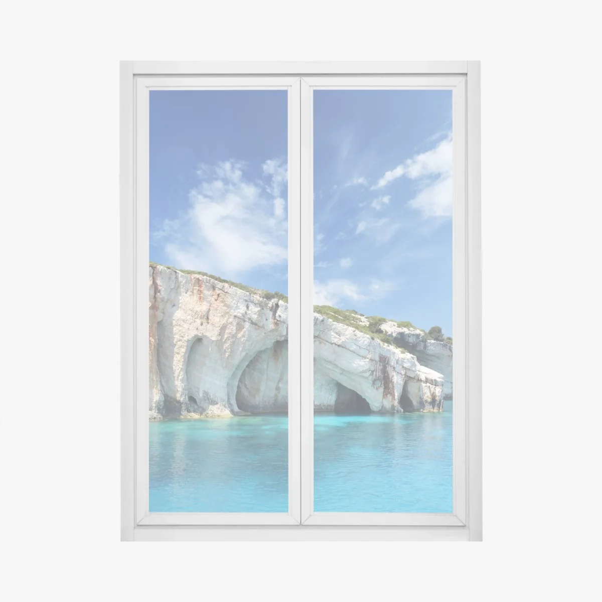 Fensteraufkleber blaue höhlen auf Zakynthos – Wallnifity® Fensteraufkleber blaue höhlen auf Zakynthos – Wallnifity®
