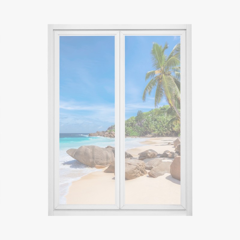 Fensteraufkleber türkis abstrakte ölstruktur – Wallnifity®