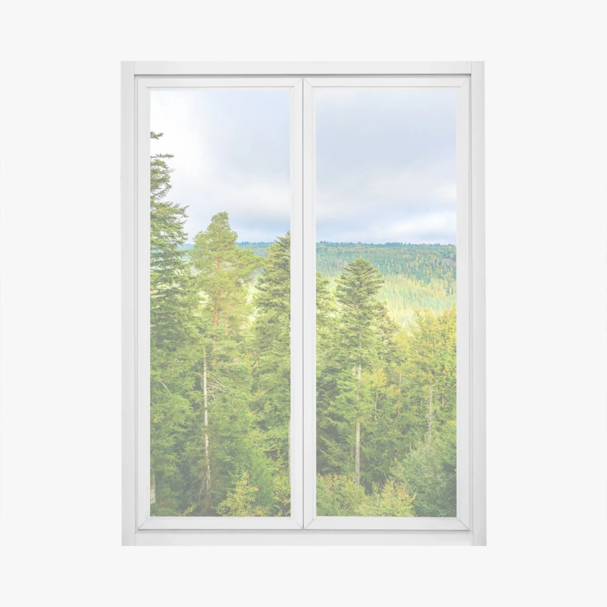 Fensteraufkleber Schwarzwald herbstliche waldlandschaft – Wallnifity® Fensteraufkleber Schwarzwald herbstliche waldlandschaft – Wallnifity®