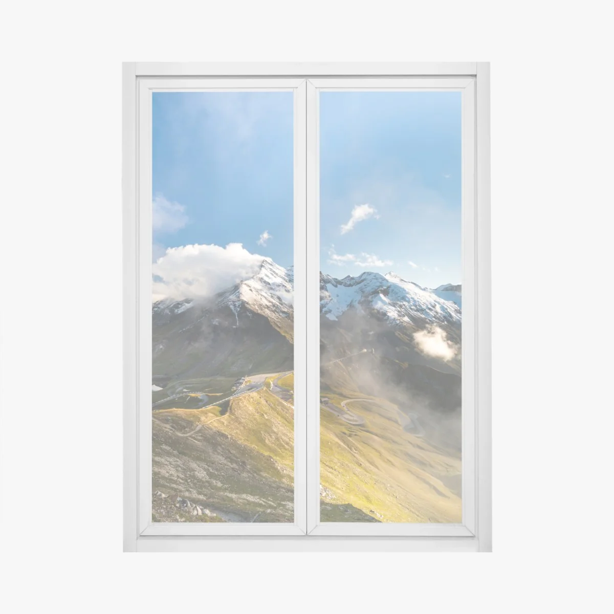 Fensteraufkleber Grossglockner panoramastraße in den Alpen – Wallnifity® Fensteraufkleber Grossglockner panoramastraße in den Alpen – Wallnifity®