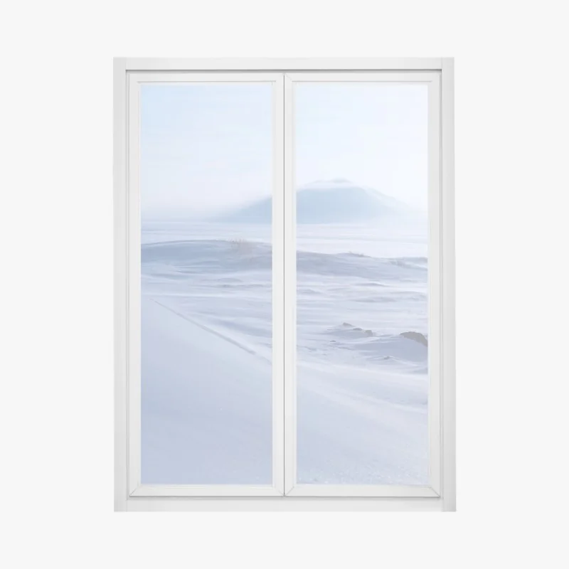 Fensteraufkleber arktische ruhe in Tschukotka