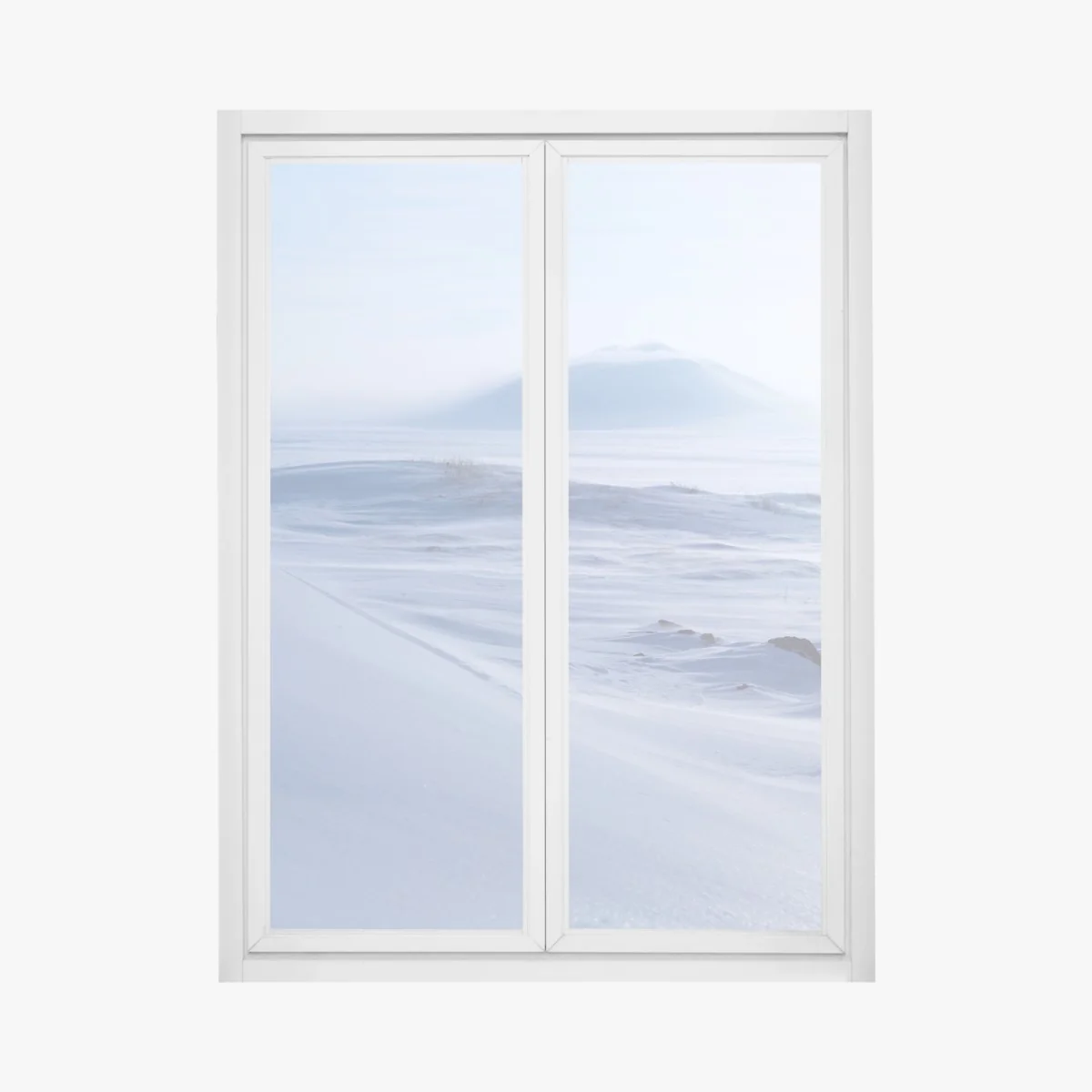 Fensteraufkleber arktische ruhe in Tschukotka – Wallnifity® Fensteraufkleber arktische ruhe in Tschukotka – Wallnifity®