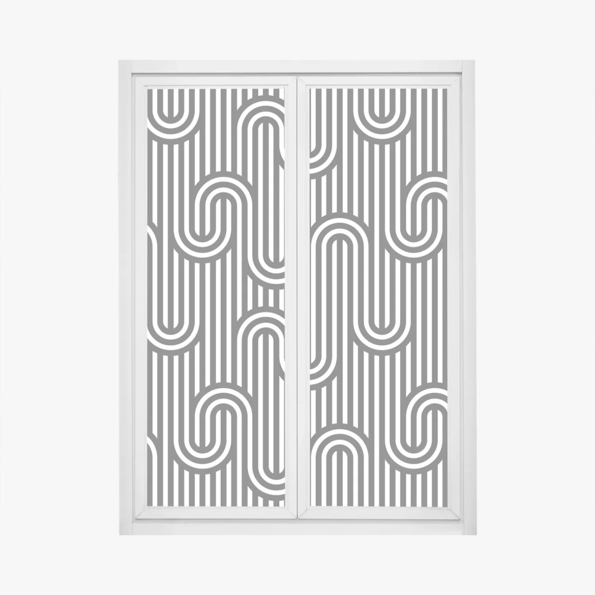 Fensteraufkleber schwarz-weiß geometrisches optisches muster – Wallnifity® Fensteraufkleber schwarz-weiß geometrisches optisches muster – Wallnifity®