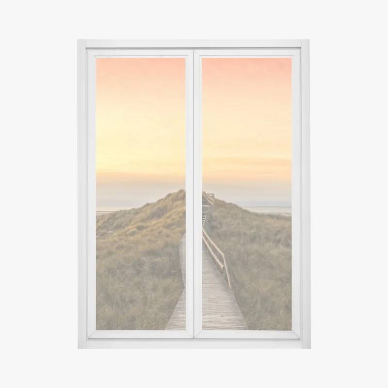 Fensteraufkleber marineblau-goldene marmorabstraktion – Wallnifity®