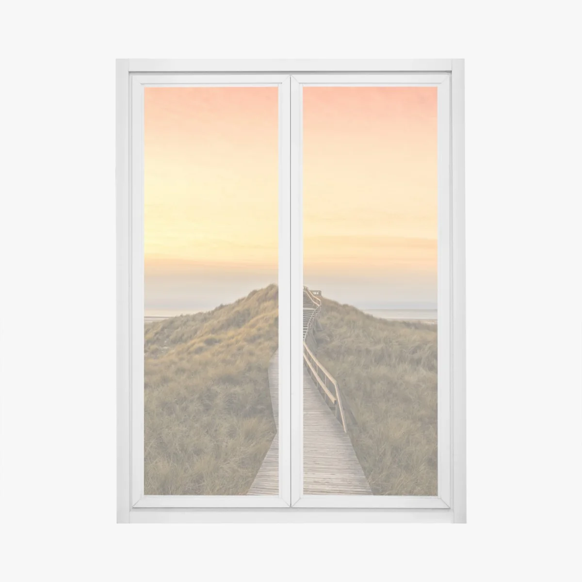 Fensteraufkleber sonnenuntergang am strand von Amrum – Wallnifity® Fensteraufkleber sonnenuntergang am strand von Amrum – Wallnifity®