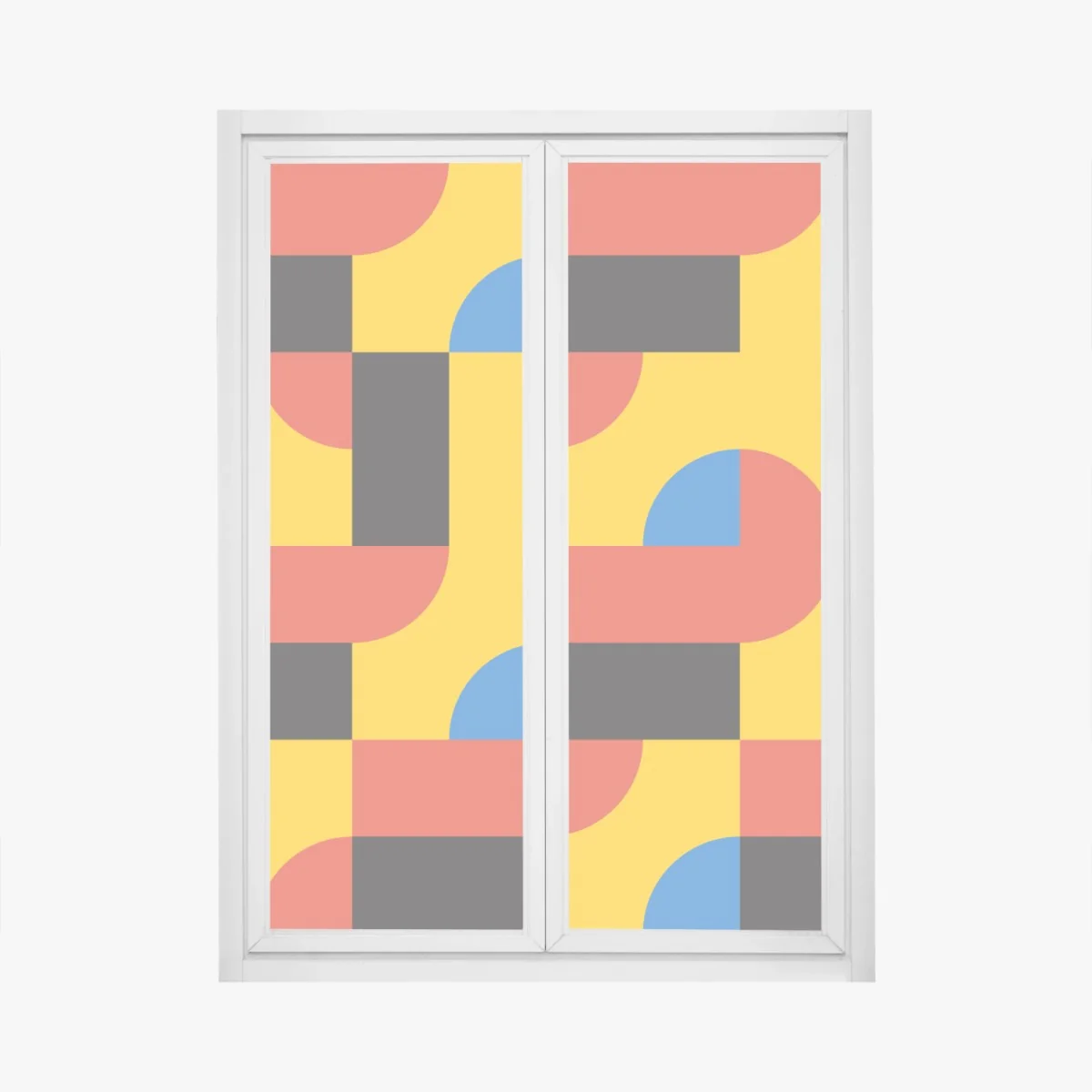 Fensteraufkleber kräftiges geometrisches muster für die wand – Wallnifity® Fensteraufkleber kräftiges geometrisches muster für die wand – Wallnifity®